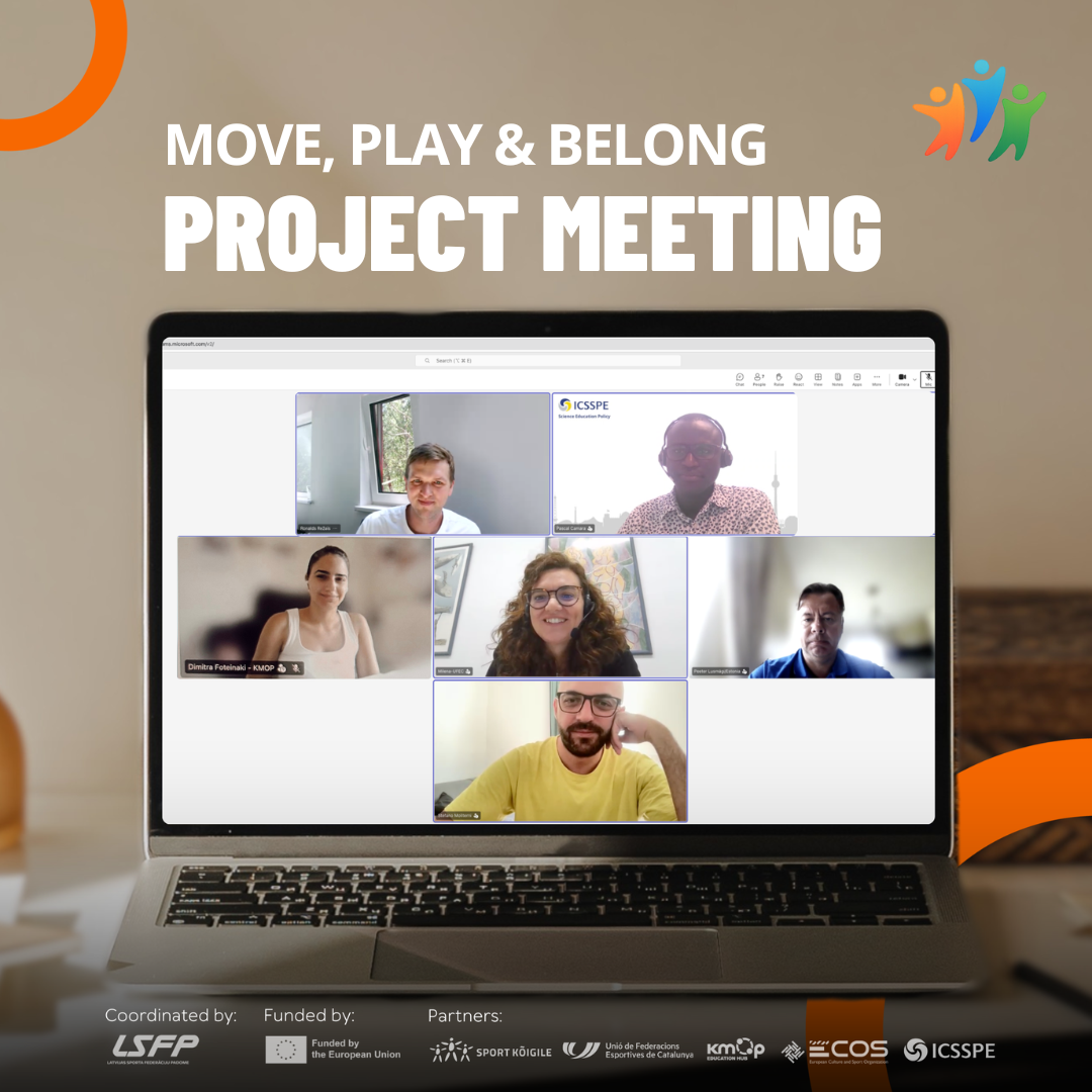 Move, Play & Belong online project meeting